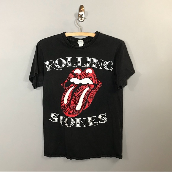 Vintage Other - Vintage Rolling Stones Band T Shirt Black Unisex S